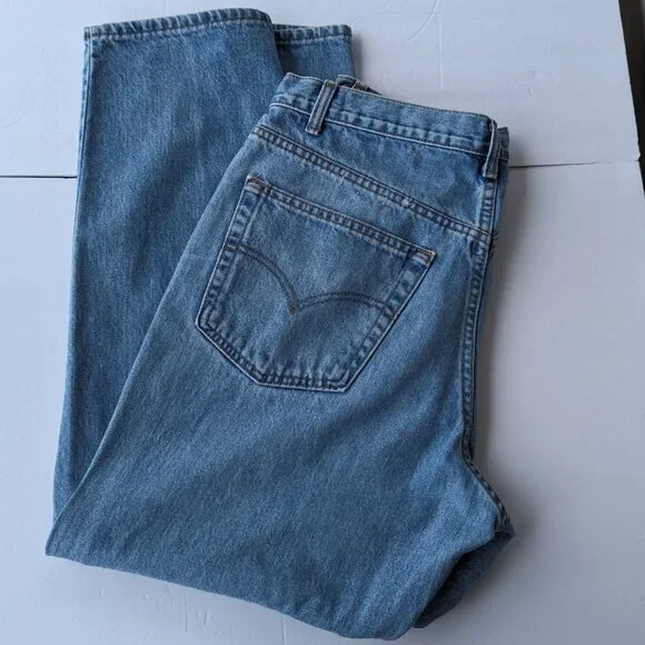 Men's 550 Levi Strauss & Co Blue Jeans Denim 38 x 30 - Picture 4 of 16